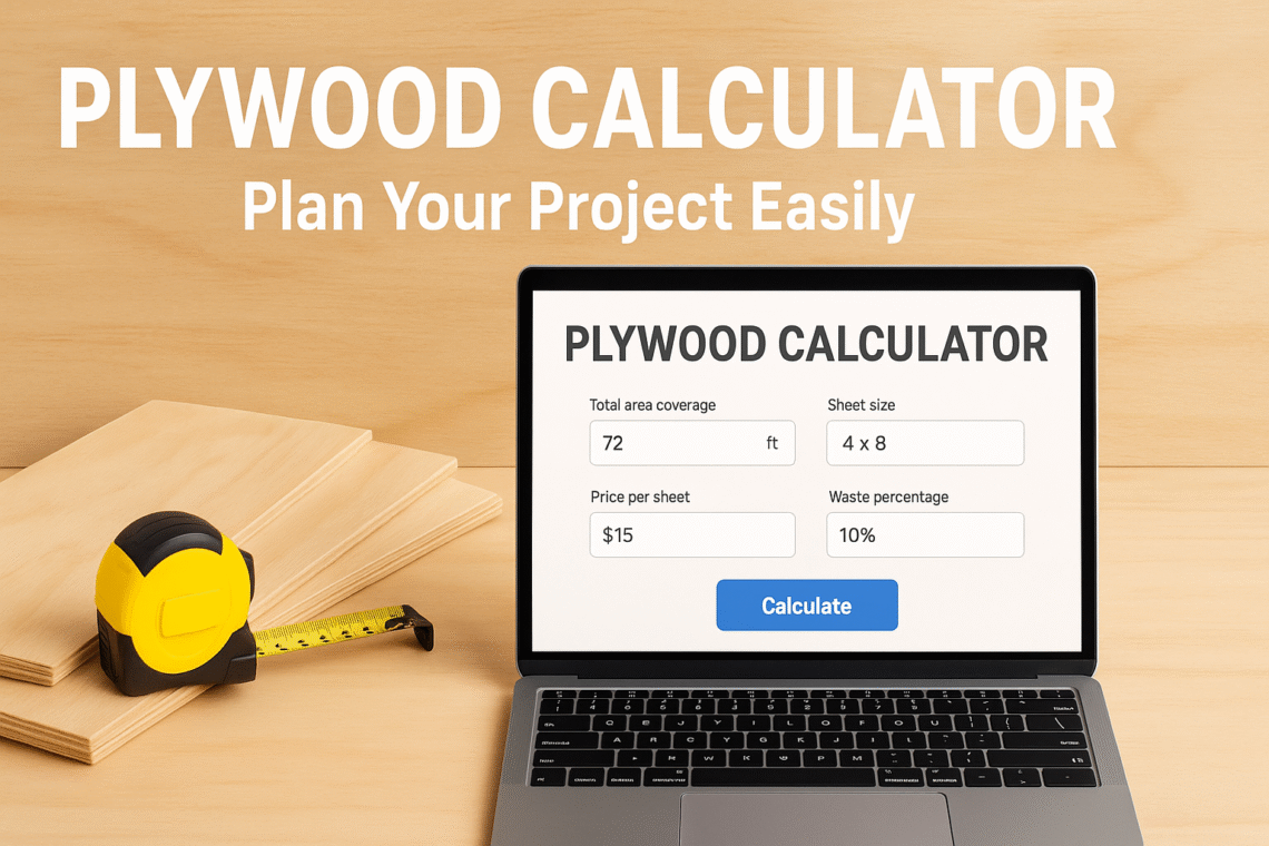 Woodworking Projects with the Ultimate Plywood Calculator